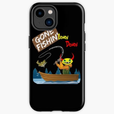 Lemon Demon Has Gone Fishing Iphone Case