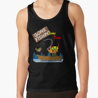 Lemon Demon Has Gone Fishing Tank Top