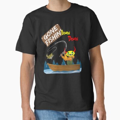 Lemon Demon Has Gone Fishing T-shirt