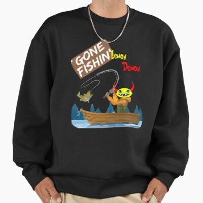 Lemon Demon Has Gone Fishing Sweatshirt