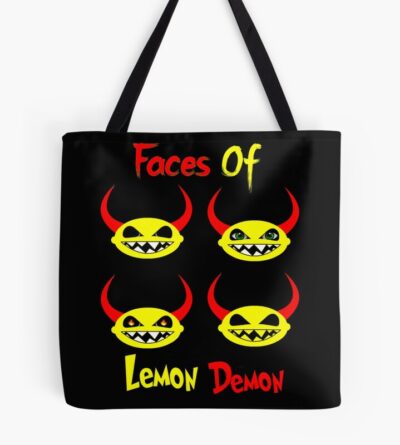 Faces Of Lemon Demon Tote Bag