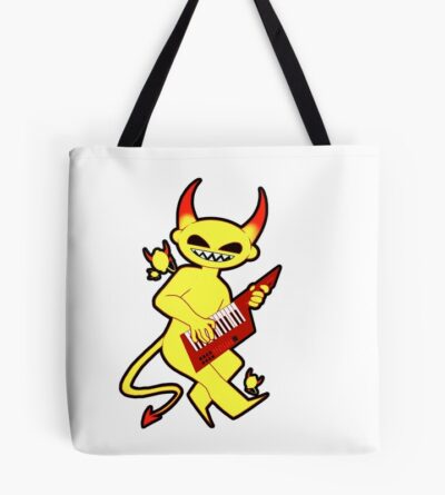 Bordered Lemon Demon Tote Bag