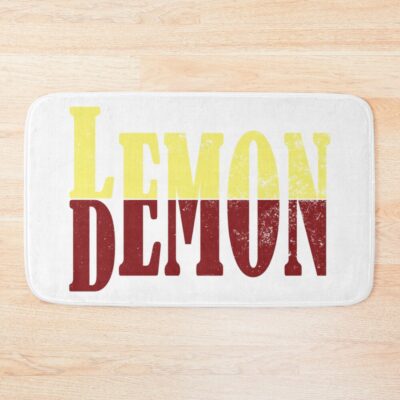 Lemon Demon Design Bath Mat