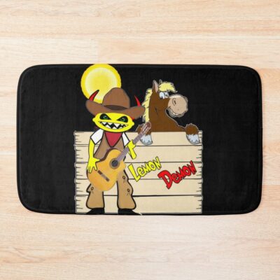 Lemon Demon Cowbo Bath Mat