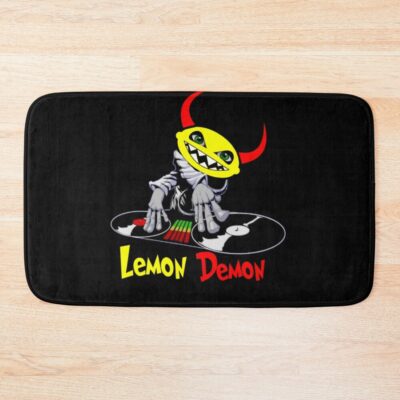 Lemon Demon Music Bath Mat