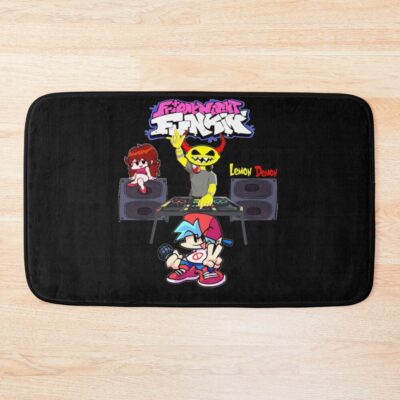 Friday Night Funkin With Lemon Demon Bath Mat