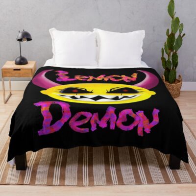 Lemon Demon Unique Throw Blanket
