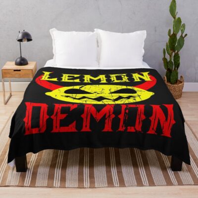 Lemon Demon Colorfull Throw Blanket