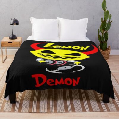 Lemon Demon Dj Throw Blanket