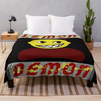 Best Lemon Demon Throw Blanket