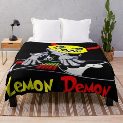 Best Selling Lemon Demon Throw Blanket