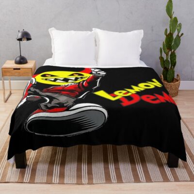Lemon Demon Hip Hop Throw Blanket