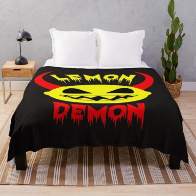 Hot Design Lemon Demon Throw Blanket
