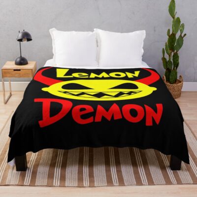 Lemon Demon Merch Throw Blanket