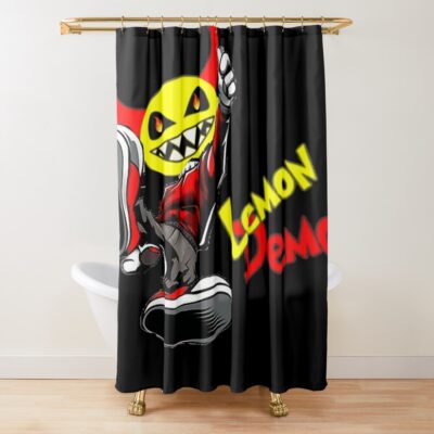 Lemon Demon Hip Hop Shower Curtain