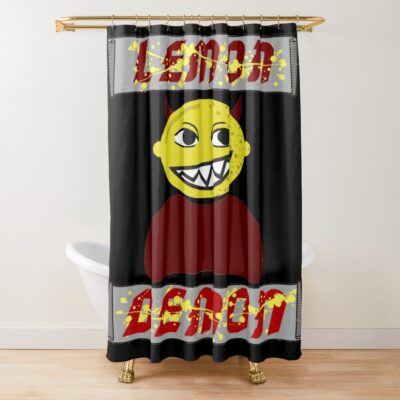 Best Lemon Demon Shower Curtain