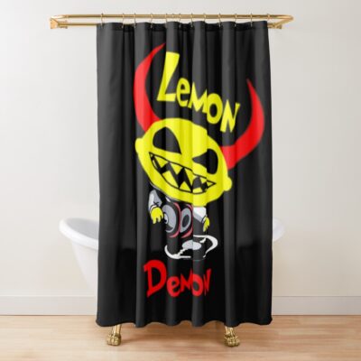 Lemon Demon Dj Shower Curtain