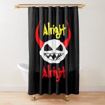 Lemon Demon Bassic Shower Curtain