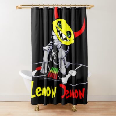 Best Selling Lemon Demon Shower Curtain