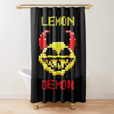 Hot Item Lemon Demon Shower Curtain