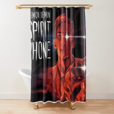 Lemon Demon Album Shower Curtain