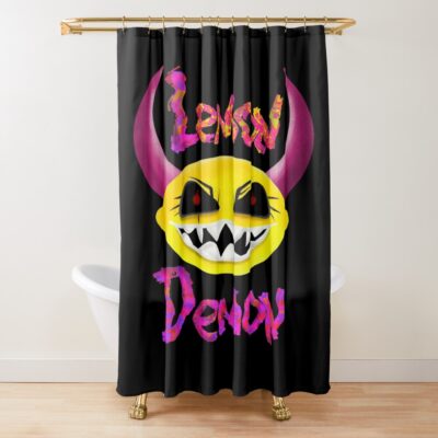 Lemon Demon Unique Shower Curtain