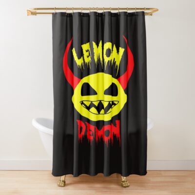 Hot Design Lemon Demon Shower Curtain