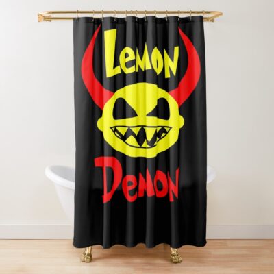 Lemon Demon Merch Shower Curtain