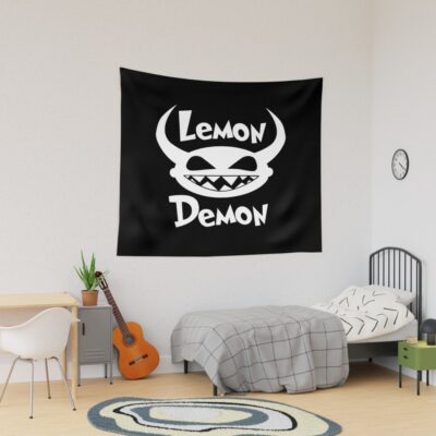 Lemon Demon Hd Logo Tapestry