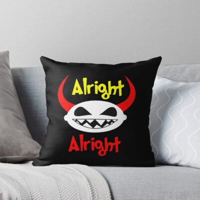 Lemon Demon Bassic Throw Pillow