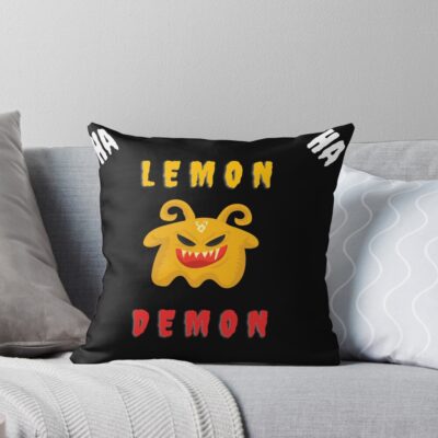 New Collection Lemon Demon Throw Pillow
