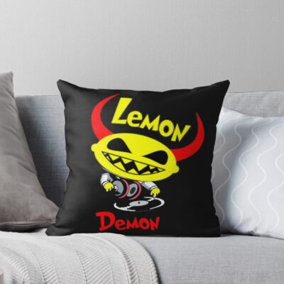 Lemon Demon Dj Throw Pillow