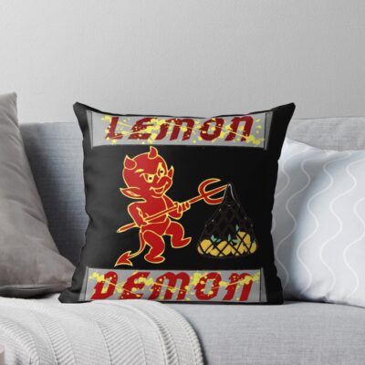 Lemon Demon Steels The Lemons Throw Pillow