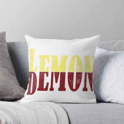 Lemon Demon Fun Throw Pillow